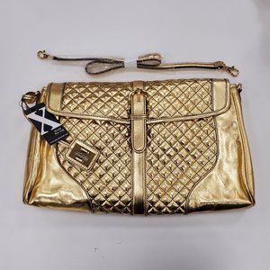 Maxx New York Gold Oversized Clutch NEW!